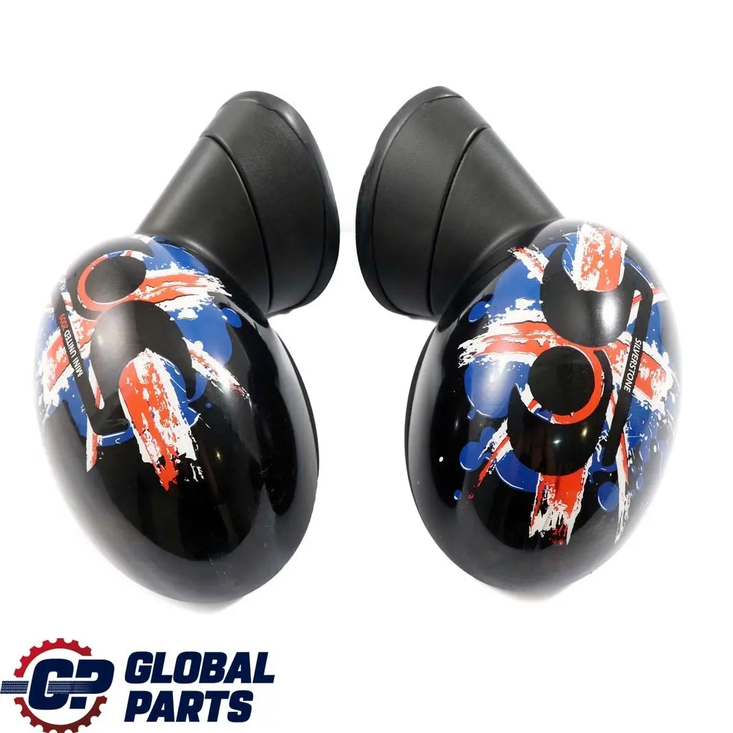 Left Right Door Wing Mirror N/O/S 3 Pins Set Black to BMW Mini Cooper R55 R56 with Part number 2755637 2755638 BMW Mini Cooper R55 R56 Left Right Door Wing Mirror N/O/S 3 Pins Set Black - SKU rhd-2755637-1 / 2755638-1 - Part number 2755637 2755638