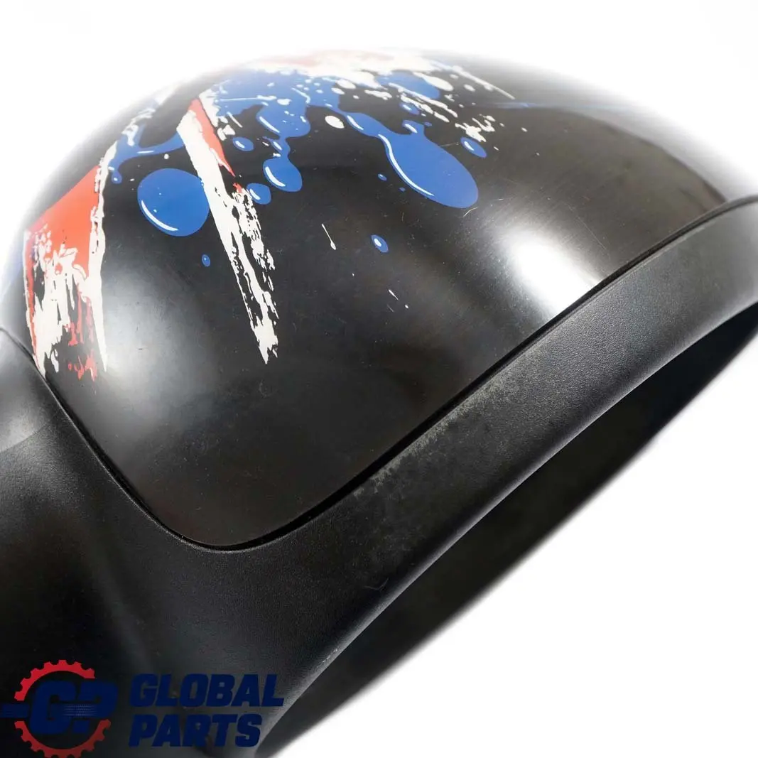 BMW Mini Cooper R55 R56 Left Right Door Wing Mirror N/O/S 3 Pins Set Black - SKU rhd-2755637-1 / 2755638-1 - Part number 2755637 2755638