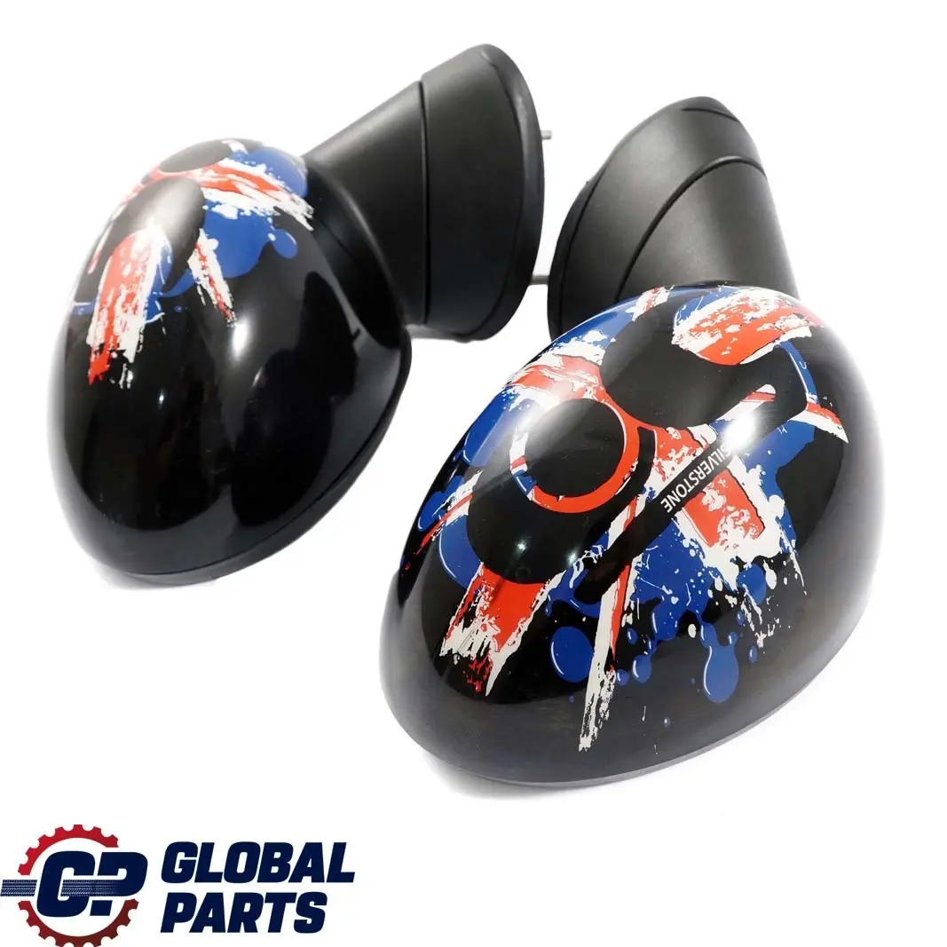 Left Right Door Wing Mirror N/O/S 3 Pins Set Black to BMW Mini Cooper R55 R56 with Part number 2755637 2755638 BMW Mini Cooper R55 R56 Left Right Door Wing Mirror N/O/S 3 Pins Set Black - SKU rhd-2755637-1 / 2755638-1 - Part number 2755637 2755638