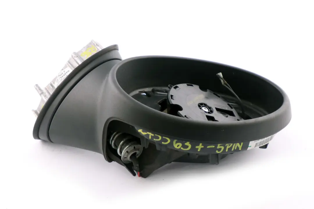 Left Passenger Side Door Wing Mirror Heated Base to Mini Cooper One R55 R56 N/S with Part number 2755637 Mini Cooper One R55 R56 N/S Left Passenger Side Door Wing Mirror Heated Base - SKU rhd-2755637-5PIN - Part number 2755637