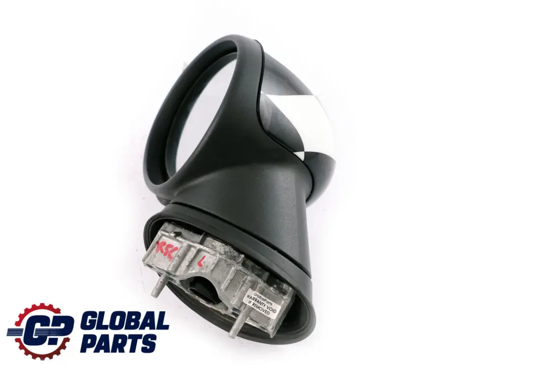 BMW Mini Cooper R55 R56 1 Left Door Wing Mirror N/S Checkered Black White - SKU rhd-2755637-CHK1 - Part number 2755637