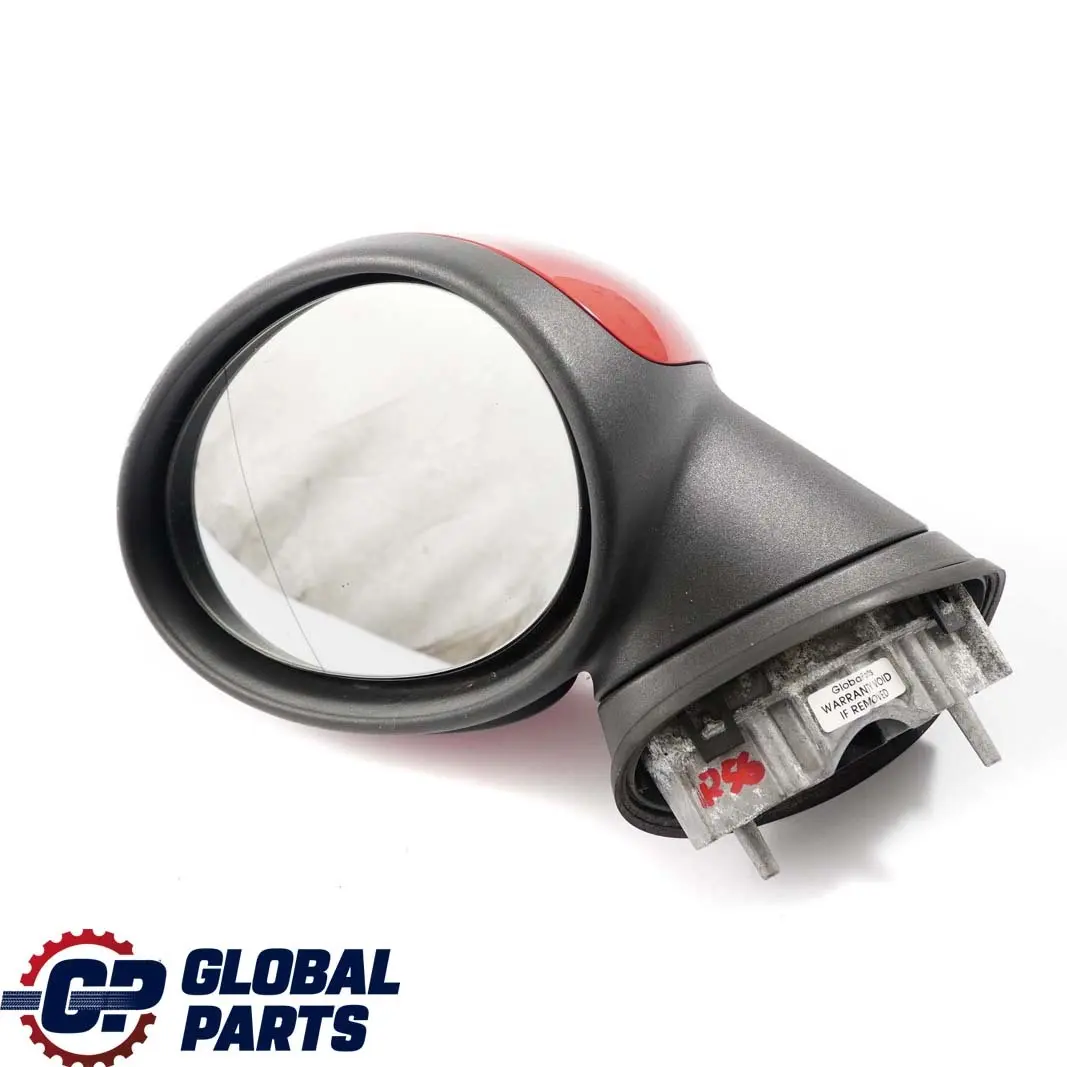 Heated Left Door Wing Mirror N/S Chili Red 851 to BMW Mini Cooper 1 R55 R56 R57 with Part number 2755637 BMW Mini Cooper 1 R55 R56 R57 Heated Left Door Wing Mirror N/S Chili Red 851 - SKU rhd-2755637-CHRED1 - Part number 2755637