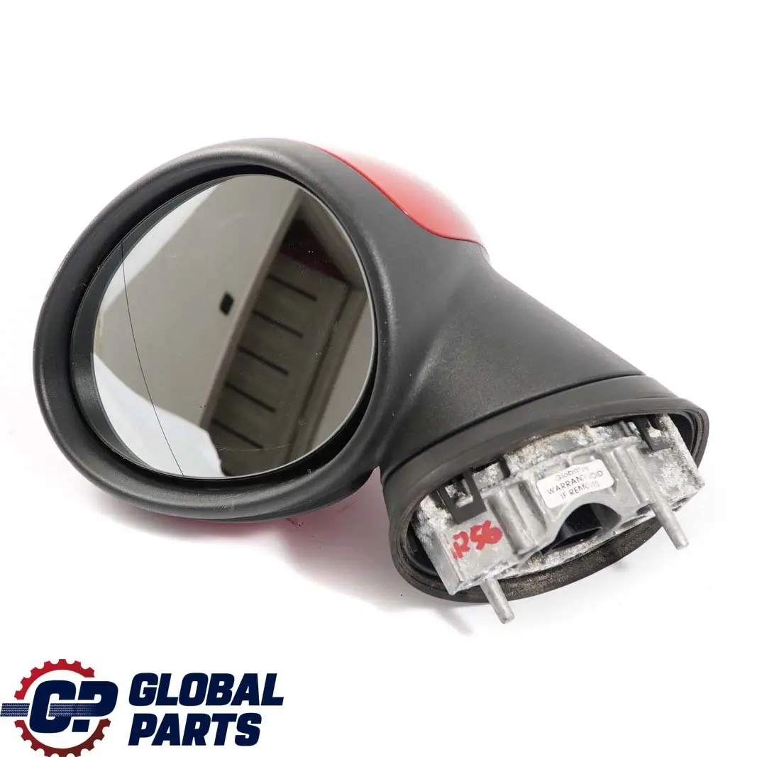 Heated Left Door Wing Mirror N/S Chili Red 851 to BMW Mini Cooper 1 R55 R56 R57 with Part number 2755637 BMW Mini Cooper 1 R55 R56 R57 Heated Left Door Wing Mirror N/S Chili Red 851 - SKU rhd-2755637-CHRED1 - Part number 2755637