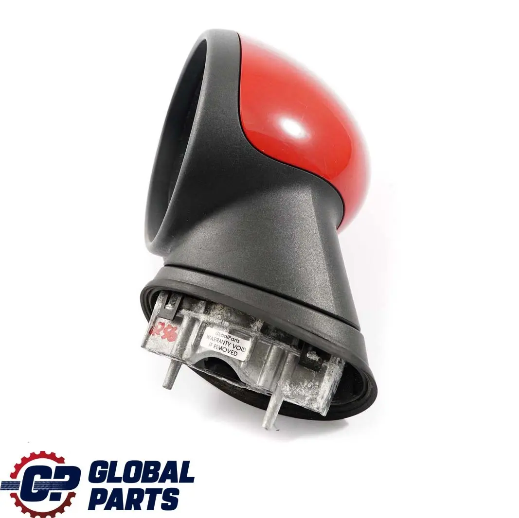 Heated Left Door Wing Mirror N/S Chili Red 851 to BMW Mini Cooper 1 R55 R56 R57 with Part number 2755637 BMW Mini Cooper 1 R55 R56 R57 Heated Left Door Wing Mirror N/S Chili Red 851 - SKU rhd-2755637-CHRED1 - Part number 2755637