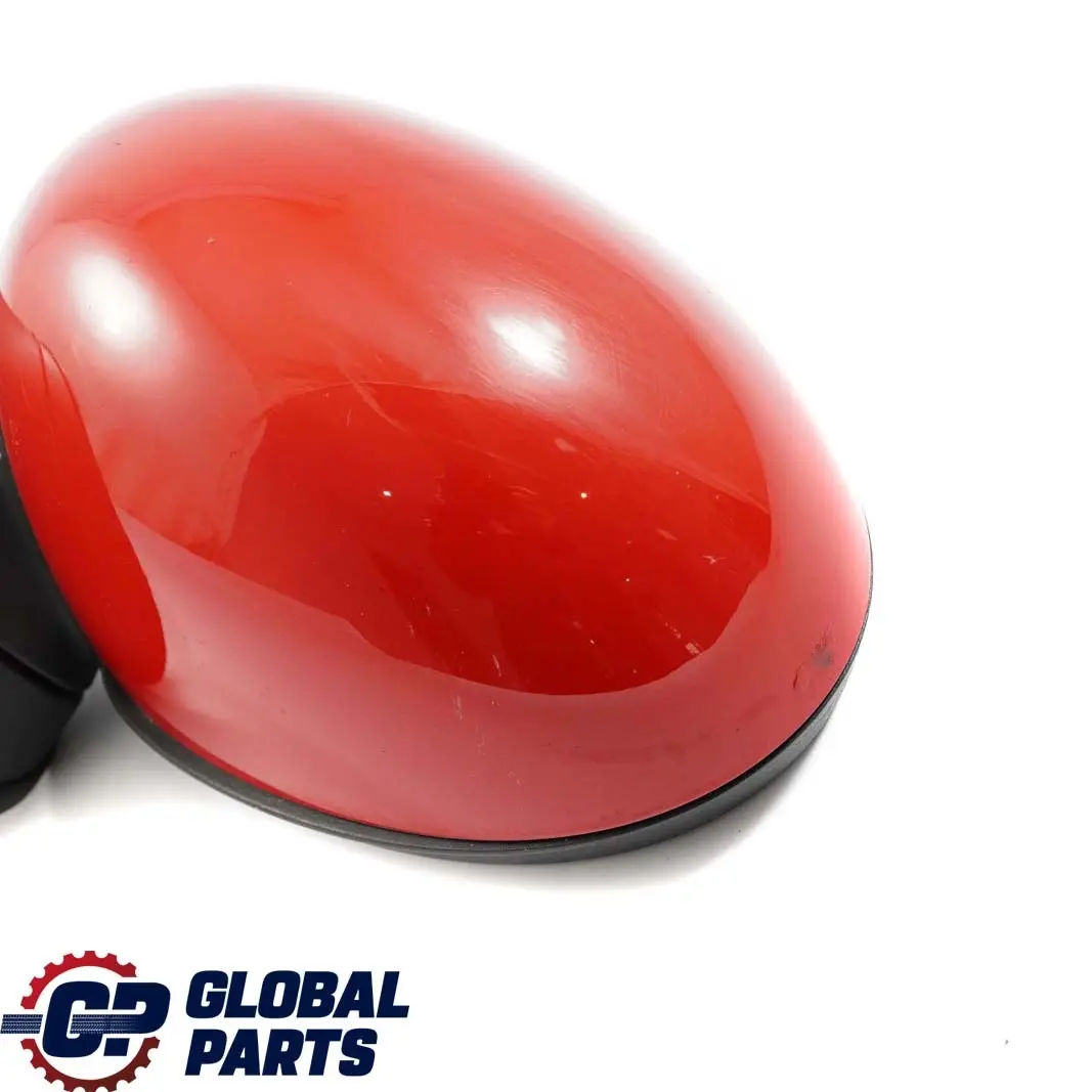 Heated Left Door Wing Mirror N/S Chili Red 851 to BMW Mini Cooper 1 R55 R56 R57 with Part number 2755637 BMW Mini Cooper 1 R55 R56 R57 Heated Left Door Wing Mirror N/S Chili Red 851 - SKU rhd-2755637-CHRED1 - Part number 2755637