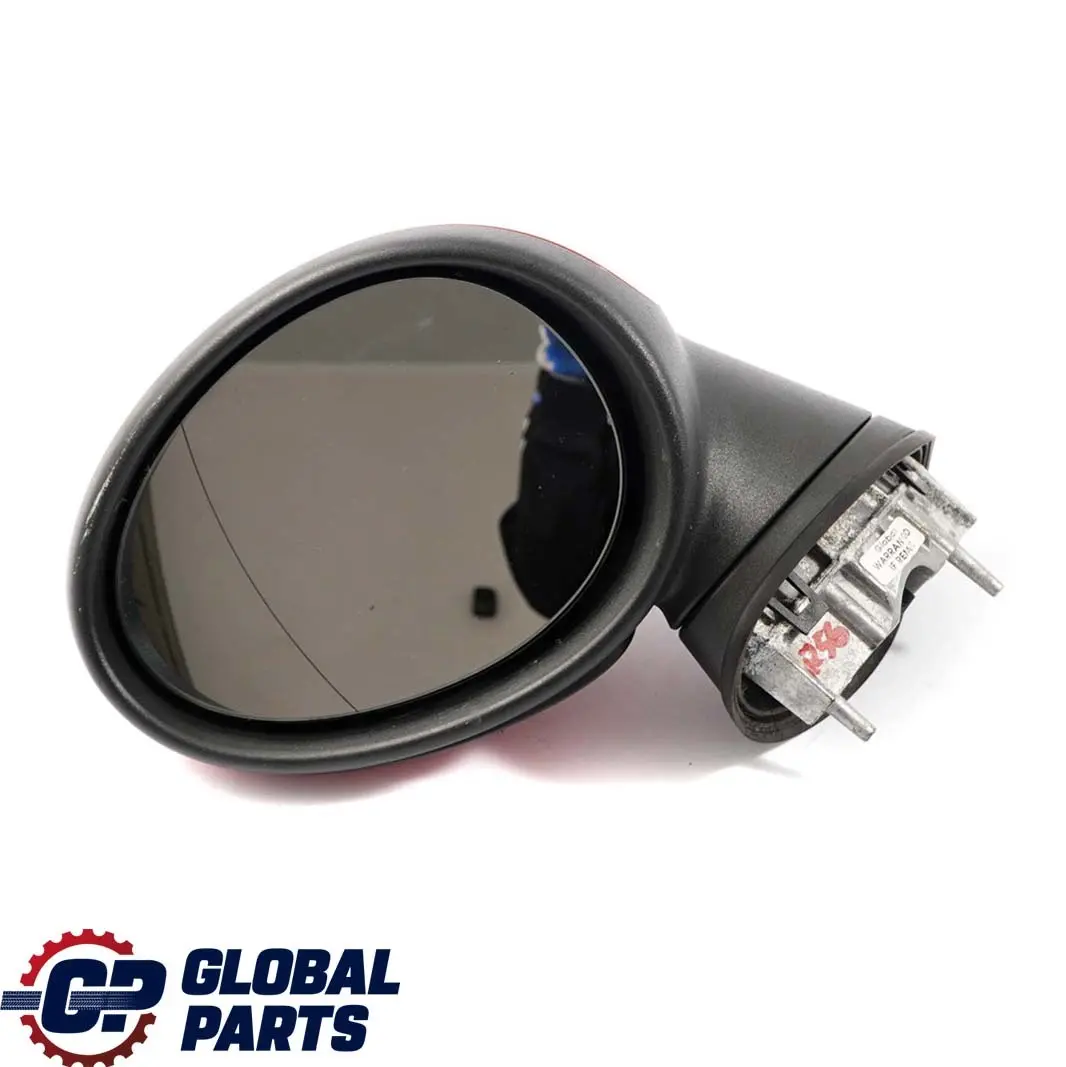 Heated Left Door Wing Mirror N/S Chili Red 851 to BMW Mini Cooper 1 R55 R56 R57 with Part number 2755637 BMW Mini Cooper 1 R55 R56 R57 Heated Left Door Wing Mirror N/S Chili Red 851 - SKU rhd-2755637-CHRED1 - Part number 2755637