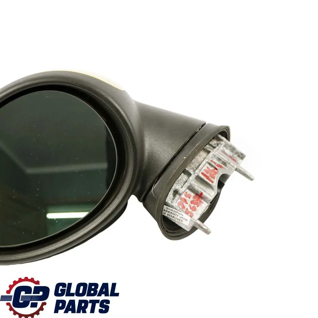 BMW Mini Cooper One R55 R56 Left Door Wing Mirror N/S Interchange Yellow A95 - SKU rhd-2755637-INTER - Part number 2755637