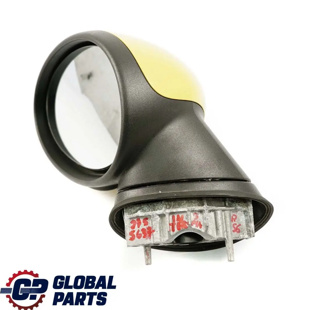 BMW Mini Cooper One R55 R56 Left Door Wing Mirror N/S Interchange Yellow A95 - SKU rhd-2755637-INTER - Part number 2755637