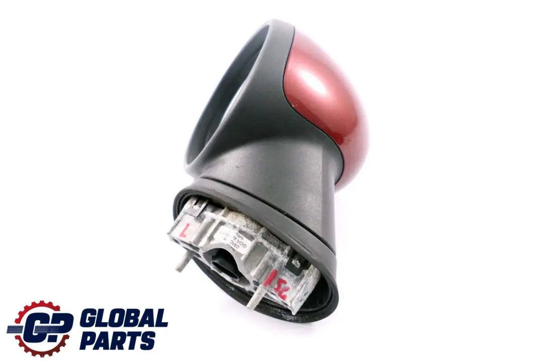 Left Door Wing Mirror N/S 3 Pins Nightfire Red to BMW Mini Cooper One R55 R56 R57 with Part number 2755637 BMW Mini Cooper One R55 R56 R57 Left Door Wing Mirror N/S 3 Pins Nightfire Red - SKU rhd-2755637-NR - Part number 2755637