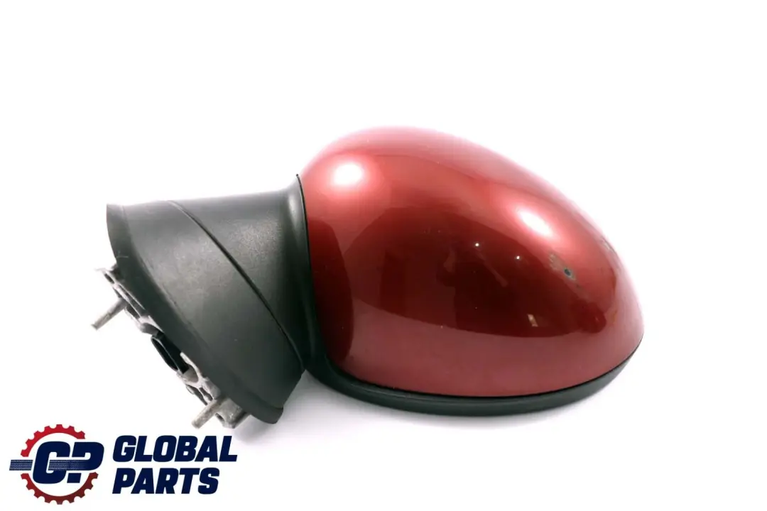 BMW Mini Cooper One R55 R56 R57 Left Door Wing Mirror N/S 3 Pins Nightfire Red - SKU rhd-2755637-NR - Part number 2755637