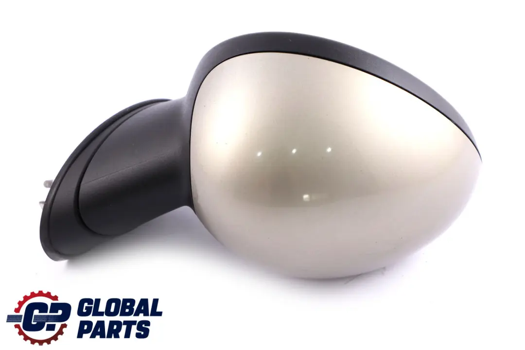 Left Door Wing Mirror N/S Sparkling Silver A60 3 Pins to MINI Cooper 1 R55 R56 R57 with Part number 2755637 MINI Cooper 1 R55 R56 R57 Left Door Wing Mirror N/S Sparkling Silver A60 3 Pins - SKU rhd-2755637-SS1 - Part number 2755637