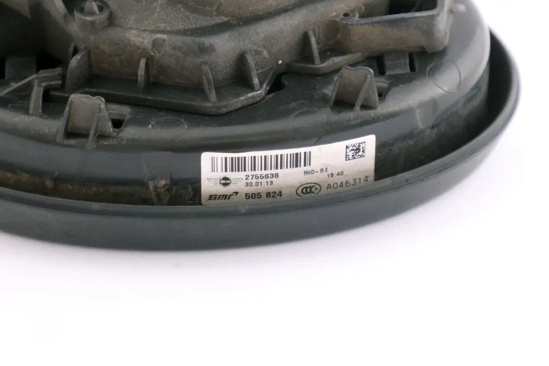 Mini Cooper One R55 R56 Right Driver Side O/S Door Wing Mirror Base 5 Pins - SKU rhd-2755638-5PIN - Part number 2755638