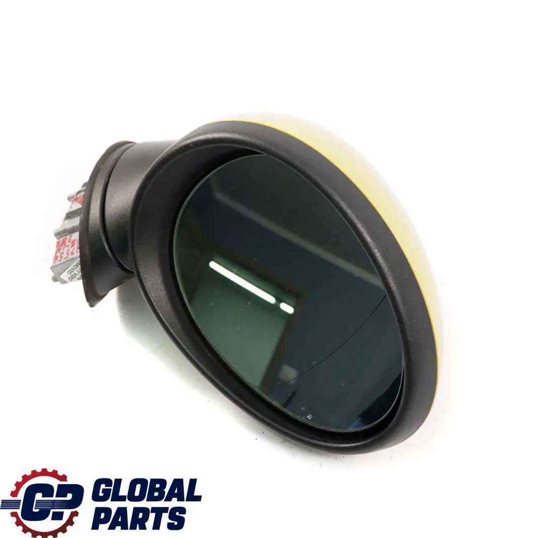 BMW Mini Cooper R55 R56 Right Door Wing Mirror O/S Interchange Yellow A95 - SKU rhd-2755638-INTER - Part number 2755638