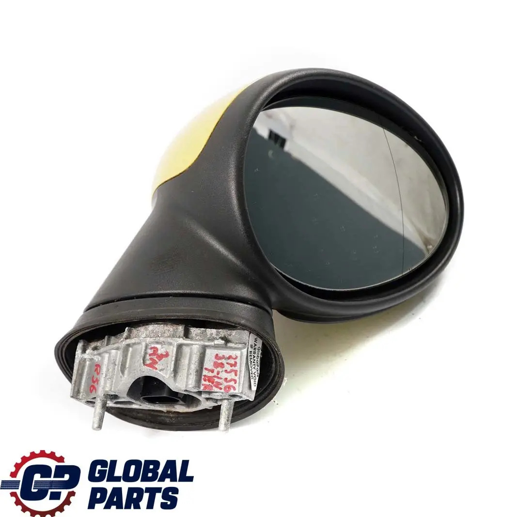 BMW Mini Cooper R55 R56 Right Door Wing Mirror O/S Interchange Yellow A95 - SKU rhd-2755638-INTER - Part number 2755638