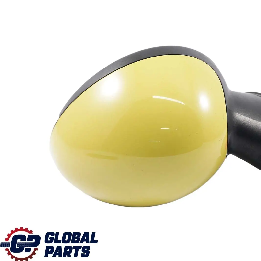 BMW Mini Cooper R55 R56 Right Door Wing Mirror O/S Interchange Yellow A95 - SKU rhd-2755638-INTER - Part number 2755638