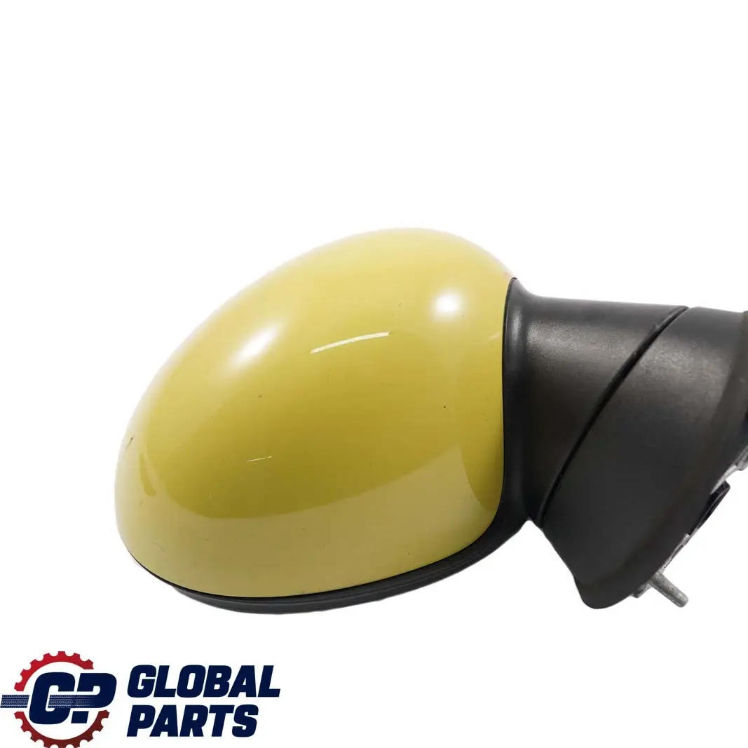 BMW Mini Cooper R55 R56 Right Door Wing Mirror O/S Interchange Yellow A95 - SKU rhd-2755638-INTER - Part number 2755638
