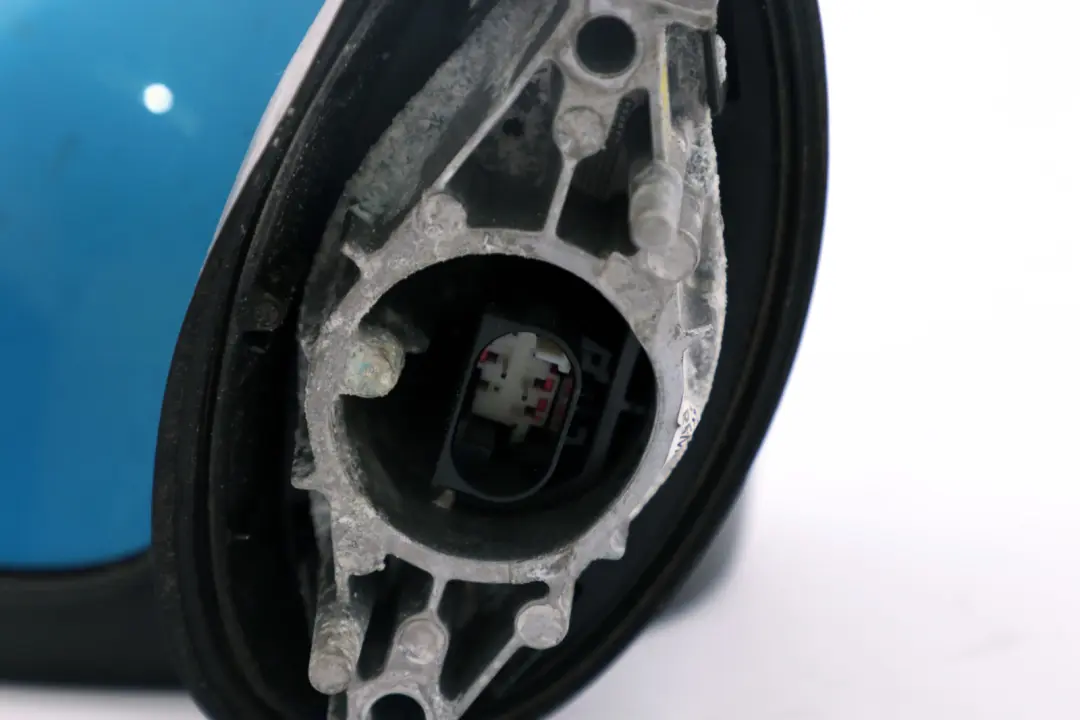 Right Door Wing Mirror O/S Laser Blue Metallic A59 to BMW Mini Cooper R55 R56 R57 with Part number 2755638 BMW Mini Cooper R55 R56 R57 Right Door Wing Mirror O/S Laser Blue Metallic A59 - SKU rhd-2755638-LAB - Part number 2755638