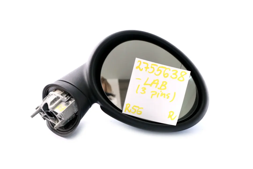 Right Door Wing Mirror O/S Laser Blue Metallic A59 to BMW Mini Cooper R55 R56 R57 with Part number 2755638 BMW Mini Cooper R55 R56 R57 Right Door Wing Mirror O/S Laser Blue Metallic A59 - SKU rhd-2755638-LAB - Part number 2755638