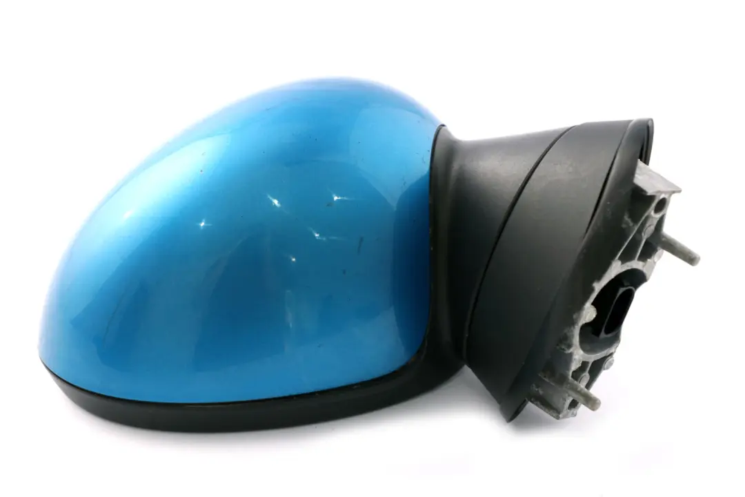 BMW Mini Cooper R55 R56 R57 Right Door Wing Mirror O/S Laser Blue Metallic A59 - SKU rhd-2755638-LAB - Part number 2755638