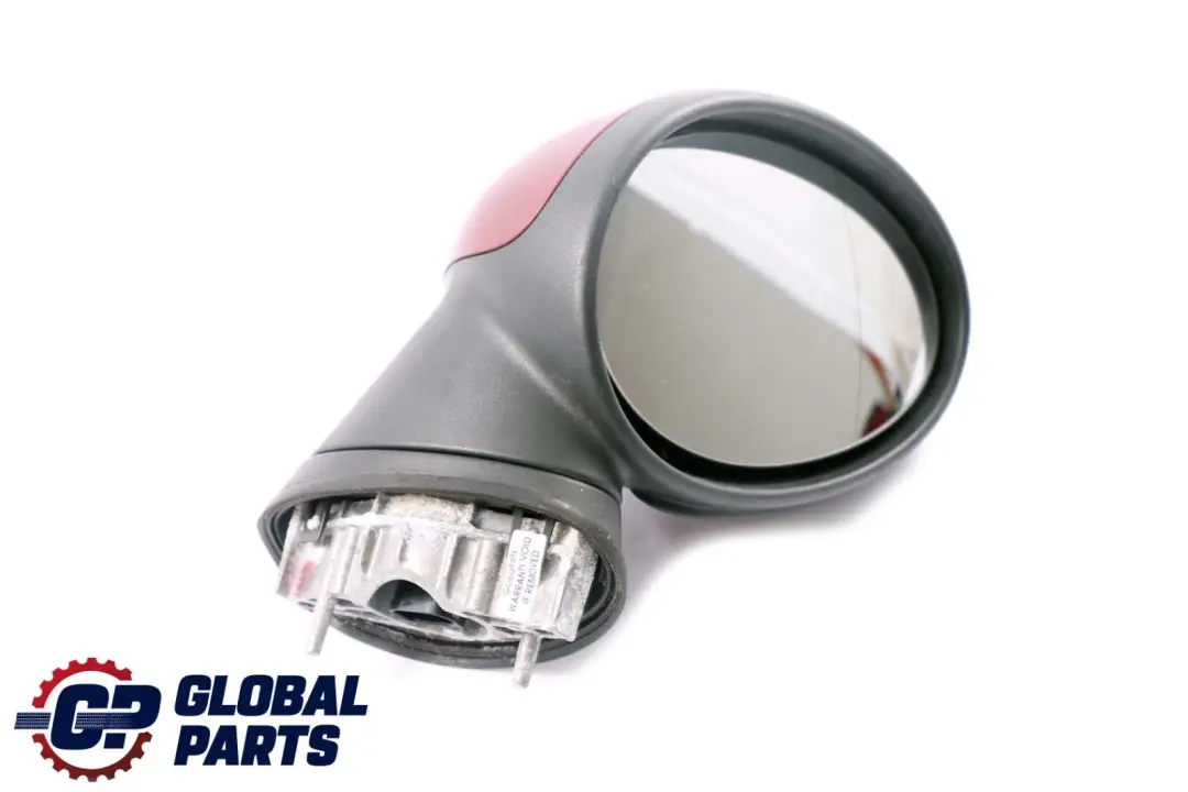 Right Driver Door Wing Mirror O/S 3 Pins Nightfire Red to BMW Mini Cooper R55 R56 with Part number 2755638 BMW Mini Cooper R55 R56 Right Driver Door Wing Mirror O/S 3 Pins Nightfire Red - SKU rhd-2755638-NR - Part number 2755638