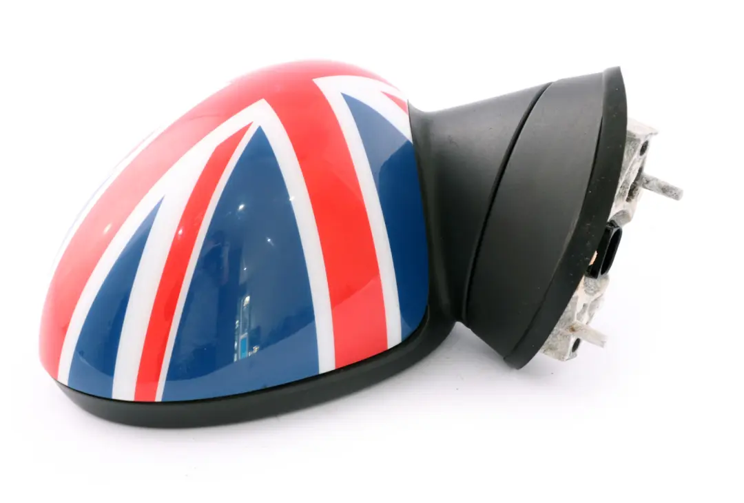Right Door Wing Mirror O/S Union Jack 3 Pins to BMW Mini Cooper One R55 R56 with Part number 2755638 BMW Mini Cooper One R55 R56 Right Door Wing Mirror O/S Union Jack 3 Pins - SKU rhd-2755638-UK - Part number 2755638