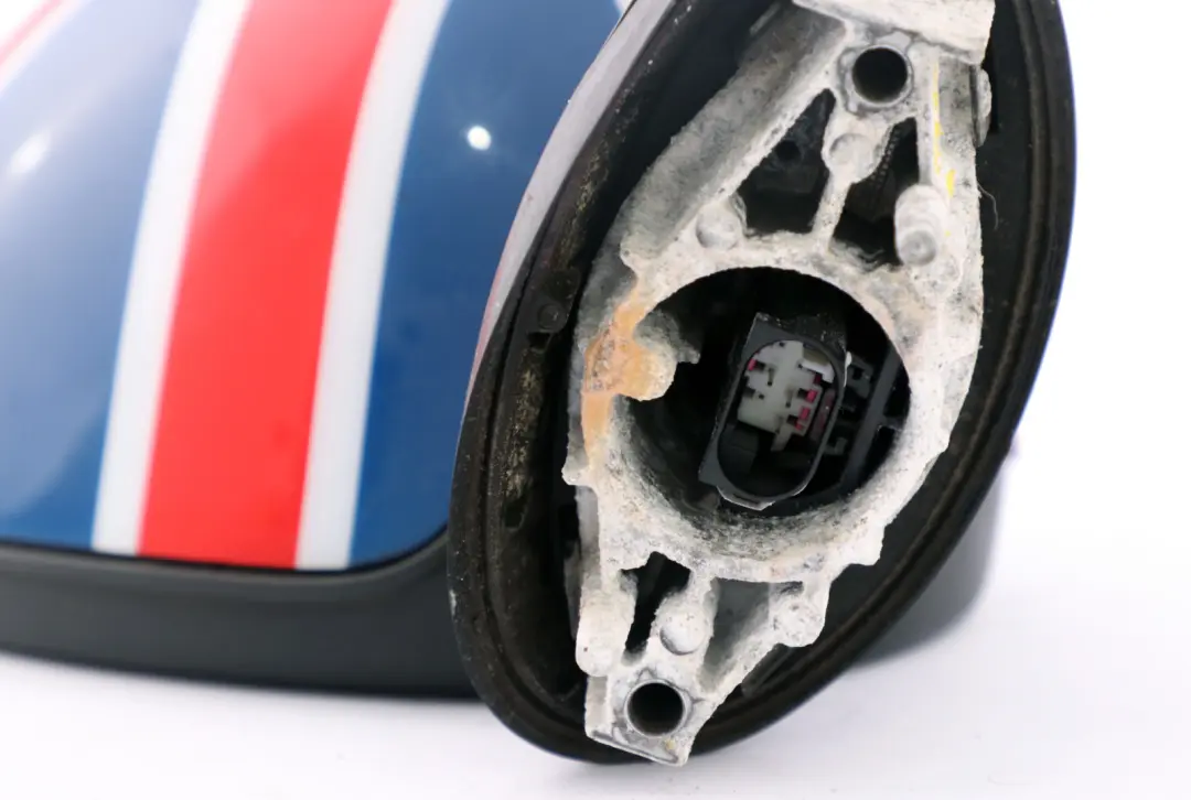 Right Door Wing Mirror O/S Union Jack 3 Pins to BMW Mini Cooper One R55 R56 with Part number 2755638 BMW Mini Cooper One R55 R56 Right Door Wing Mirror O/S Union Jack 3 Pins - SKU rhd-2755638-UK - Part number 2755638