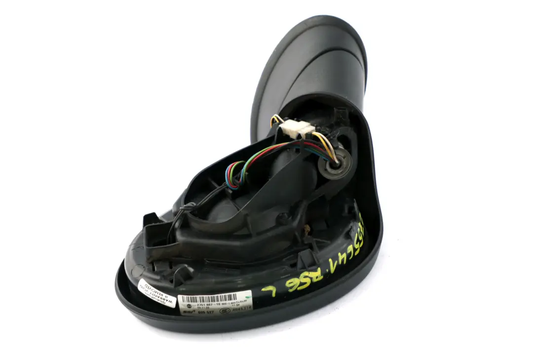 Left Door Wing Mirror Base Power Fold N/S Without Cover to BMW Mini Cooper R55 R56 with Part number 2755641 BMW Mini Cooper R55 R56 Left Door Wing Mirror Base Power Fold N/S Without Cover - SKU rhd-2755641 - Part number 2755641