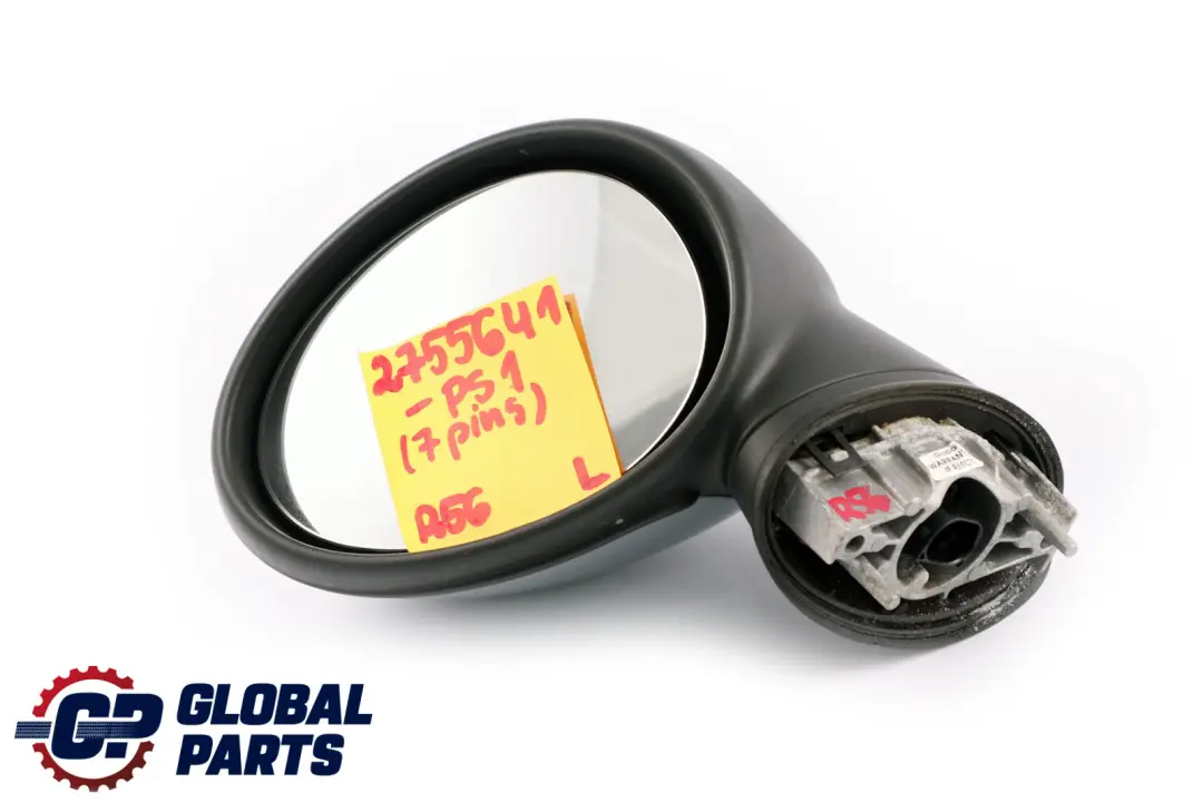 Left Door Wing Mirror Power Fold N/S Pure Silver 900 to BMW Mini Cooper 1 R55 R56 with Part number 2755641 BMW Mini Cooper 1 R55 R56 Left Door Wing Mirror Power Fold N/S Pure Silver 900 - SKU rhd-2755641-PS1 - Part number 2755641