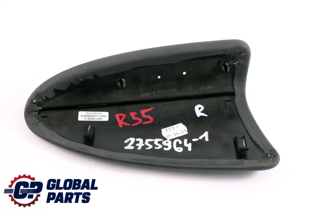Mini One R55 Dashboard Dash Lower Trim Cover Dark Grey - SKU rhd-2755964-1 - Part number 2755964