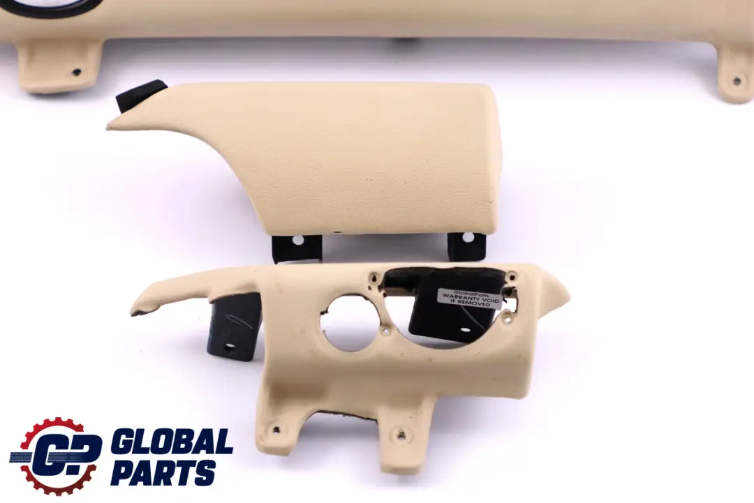 Dashboard Dash Armrest Lower Trim Cover Set Cream White to Mini Clubman R55 with Part number 2755969 Mini Clubman R55 Dashboard Dash Armrest Lower Trim Cover Set Cream White - SKU rhd-2755969-1 - Part number 2755969