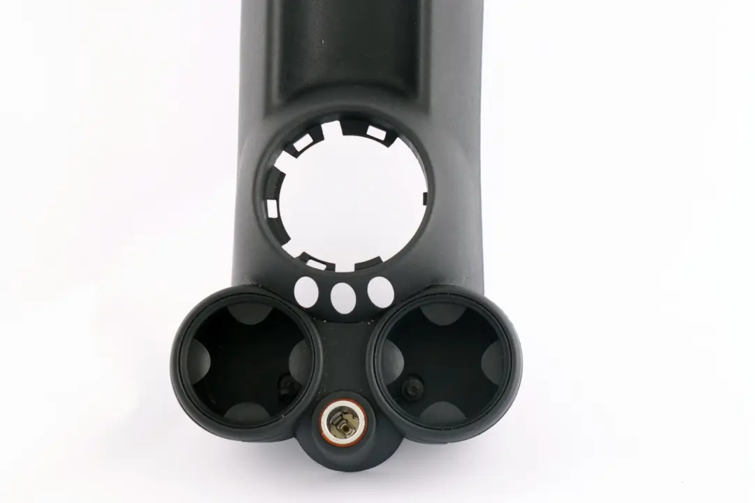 BMW Mini Cooper One R55 R56 Centre Console Silver Trim Cup Holder Carbon Black - SKU rhd-2756156-1 - Part number 