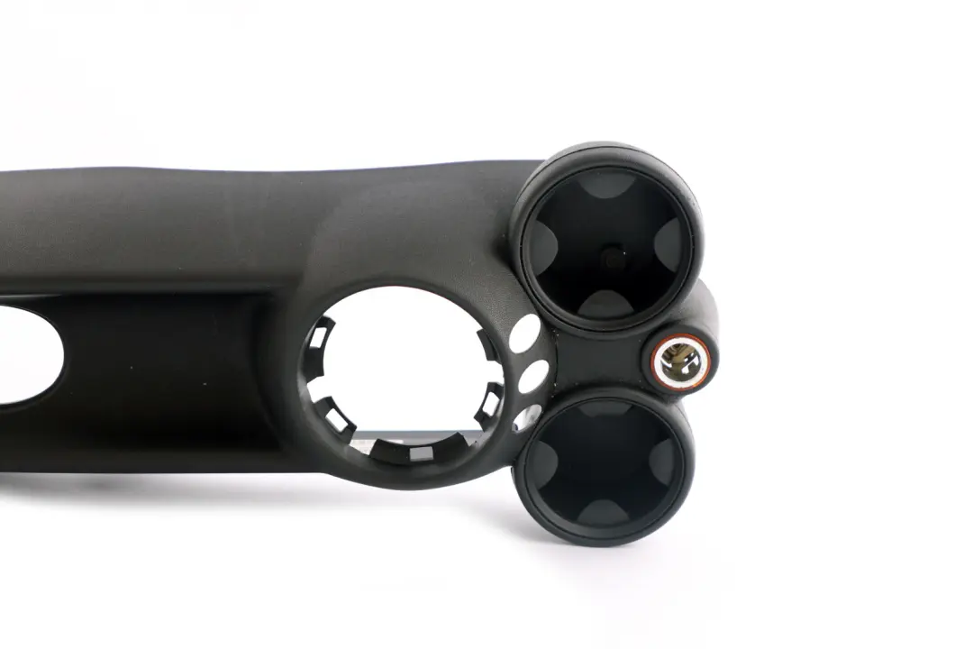 BMW Mini Cooper One R55 R56 Centre Console Silver Trim Cup Holder Carbon Black - SKU rhd-2756156-1 - Part number 