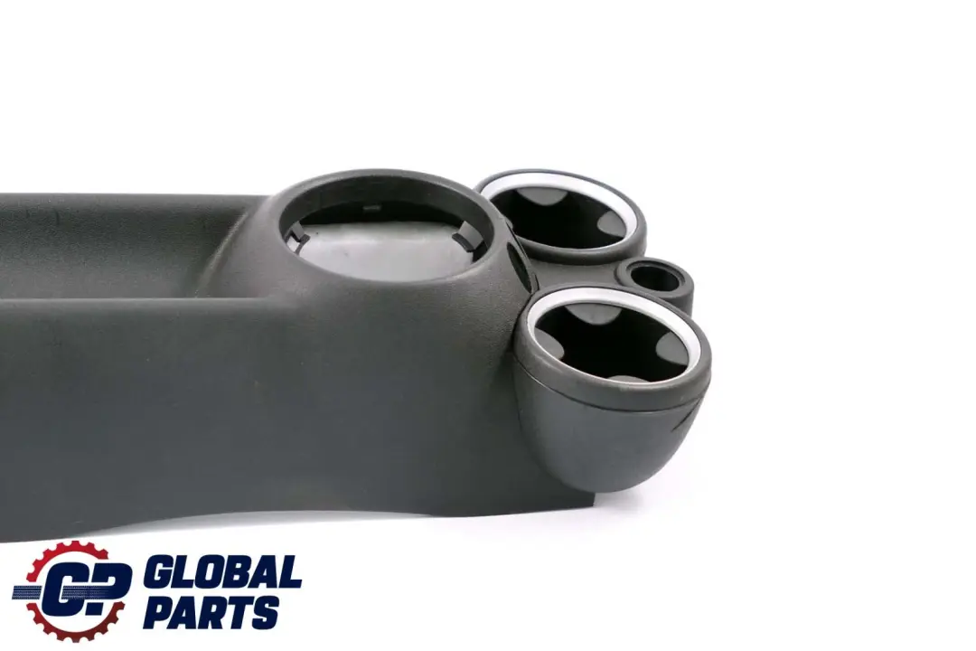 BMW Mini Cooper One R55 R56 Centre Console Silver Trim Cup Holder Carbon Black - SKU 2756156 - Part number 51162756156