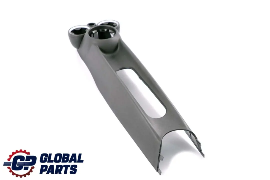 BMW Mini Cooper One R55 R56 Centre Console Silver Trim Cup Holder Carbon Black - SKU 2756156 - Part number 51162756156