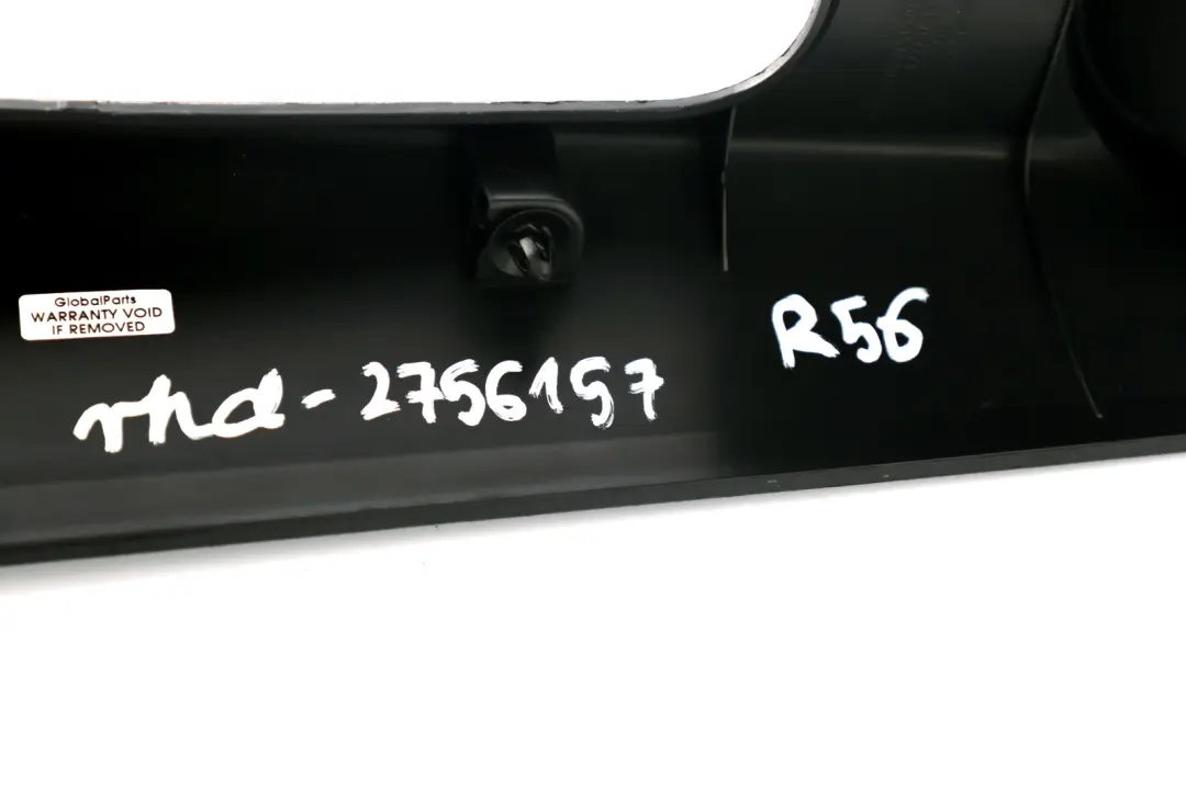 Handbrake Centre Console Trim Cup Holder Chrome to BMW Mini Cooper R55 R56 R57 with Part number 2756157 BMW Mini Cooper R55 R56 R57 Handbrake Centre Console Trim Cup Holder Chrome - SKU 2756157 - Part number 2756157