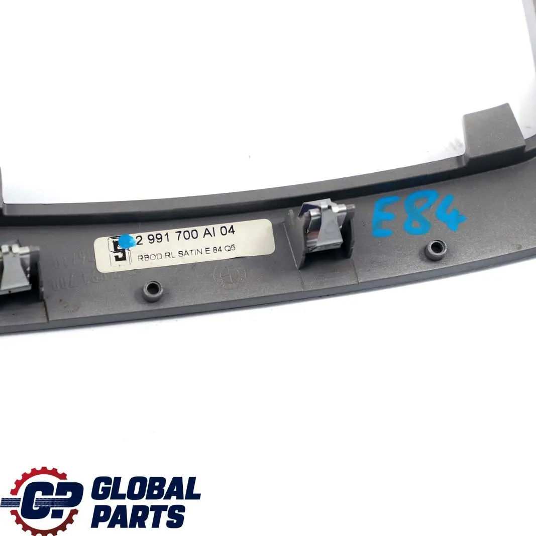 BMW X1 E84 Trim Cover Centre Console Ash Dash Satinsilber Silver Matt - SKU rhd-2991700 - Part number 2991700