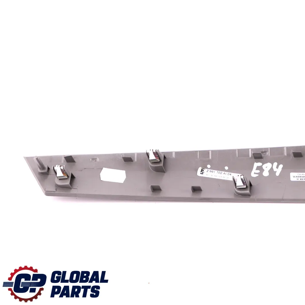 BMW X1 E84 Decor Strip Trim Dashboard Console Cover Satinsilber Silver - SKU rhd-2991702 - Part number 2991702