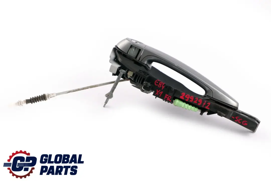 Front Right Outside Door Grab Handle O/S Spacegrau Grey A52 to BMW X1 Series E84 with Part number 2992972 BMW X1 Series E84 Front Right Outside Door Grab Handle O/S Spacegrau Grey A52 - SKU rhd-2992972-SCG - Part number 2992972