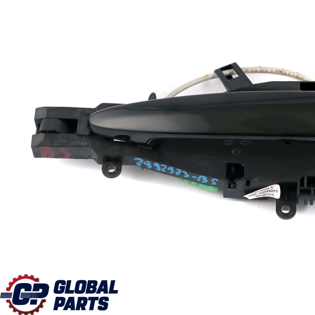 Front Left Outside Door Grab Handle N/S Black Sapphire Metallic 475 to BMW X1 E84 with Part number 2992973 BMW X1 E84 Front Left Outside Door Grab Handle N/S Black Sapphire Metallic 475 - SKU rhd-2992973-BS - Part number 2992973