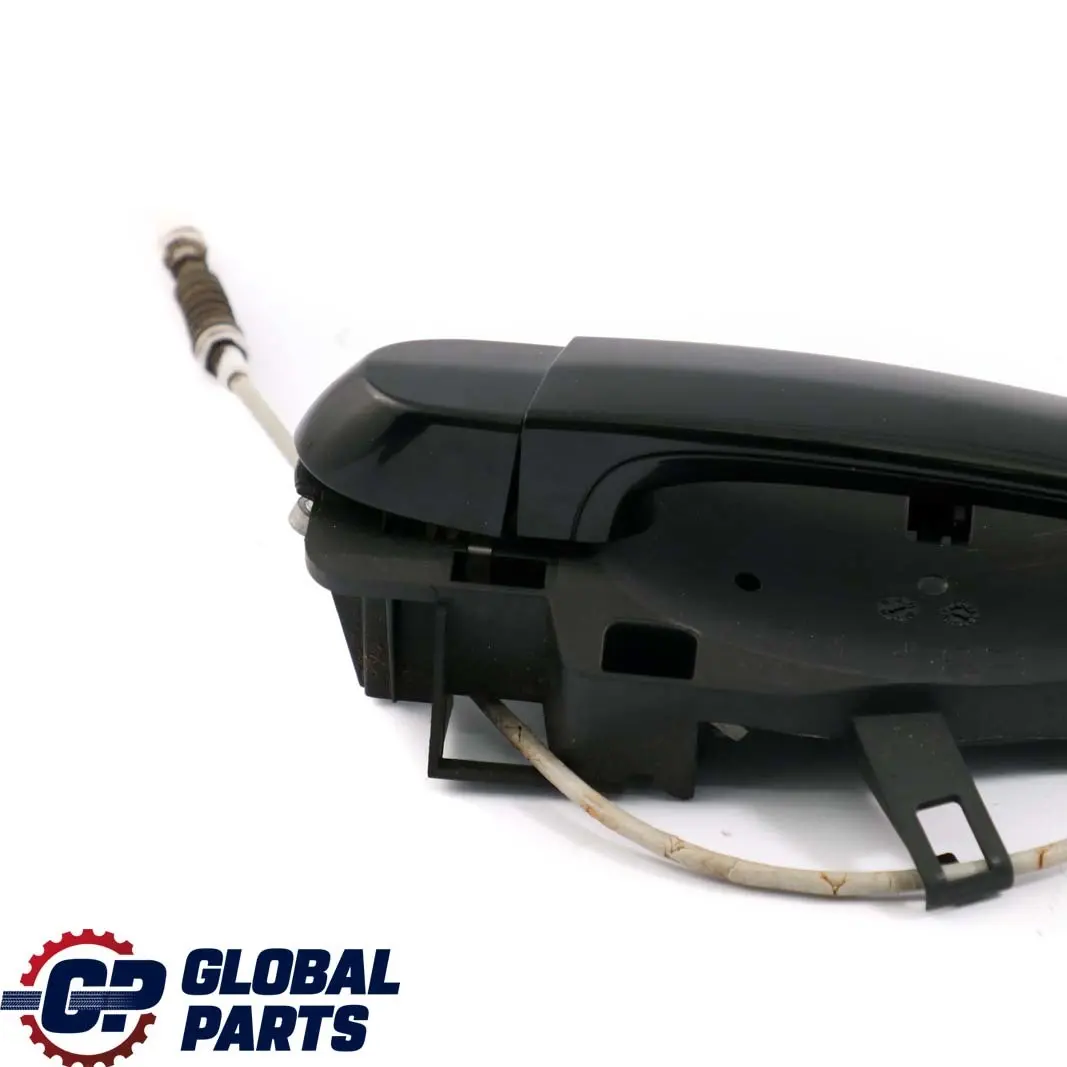 Front Left Outside Door Grab Handle N/S Black Sapphire Metallic 475 to BMW X1 E84 with Part number 2992973 BMW X1 E84 Front Left Outside Door Grab Handle N/S Black Sapphire Metallic 475 - SKU rhd-2992973-BS - Part number 2992973