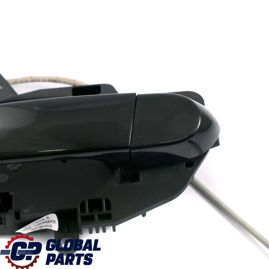 Front Left Outside Door Grab Handle N/S Black Sapphire Metallic 475 to BMW X1 E84 with Part number 2992973 BMW X1 E84 Front Left Outside Door Grab Handle N/S Black Sapphire Metallic 475 - SKU rhd-2992973-BS - Part number 2992973