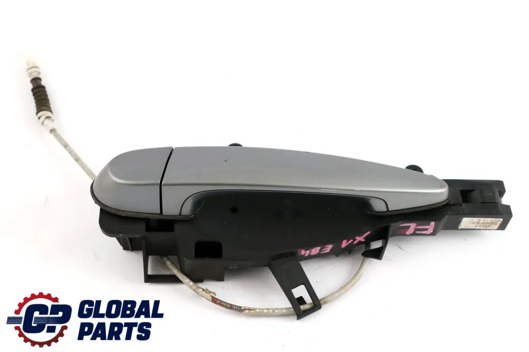 Front Left Outside Door Grab Handle N/S Spacegrau Grey A52 to BMW X1 Series E84 with Part number 2992973 BMW X1 Series E84 Front Left Outside Door Grab Handle N/S Spacegrau Grey A52 - SKU rhd-2992973-SCG - Part number 2992973