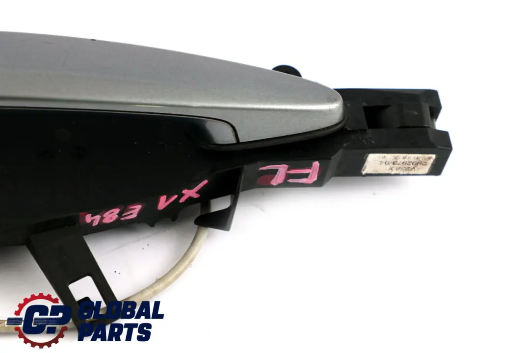 Front Left Outside Door Grab Handle N/S Spacegrau Grey A52 to BMW X1 Series E84 with Part number 2992973 BMW X1 Series E84 Front Left Outside Door Grab Handle N/S Spacegrau Grey A52 - SKU rhd-2992973-SCG - Part number 2992973