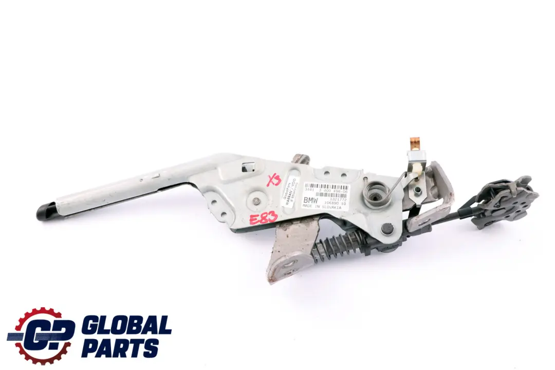 E83N Handbrake Hand Brake Lever Mechanism to BMW X3 Series E83 with Part number 3400498 BMW X3 Series E83 E83N Handbrake Hand Brake Lever Mechanism - SKU rhd-3400498 - Part number 3400498
