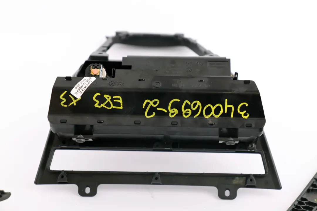 BMW X3 Series 2 E83 Set Trim Strip Door Gearshift Cover Schiefergrau DK Black - SKU rhd-3400699-2 - Part number 3400699