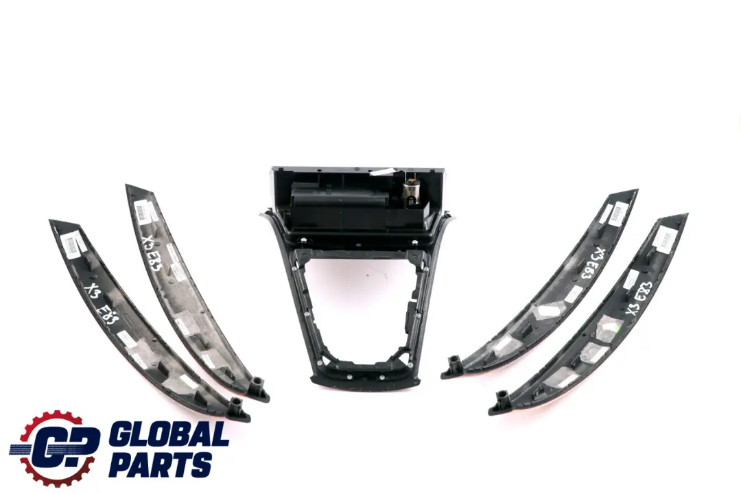 BMW X3 Series E83 Set Trim Strip Door Gearshift Gear Cover Birch Wood Beige - SKU rhd-3401828 - Part number 3401828