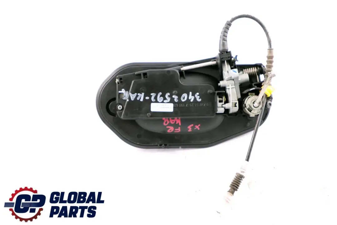 BMW X3 Series E83 Complete Front Right Grab Handle O/S Karmesinrot A61 - SKU rhd-3402592-KAR - Part number 3402592