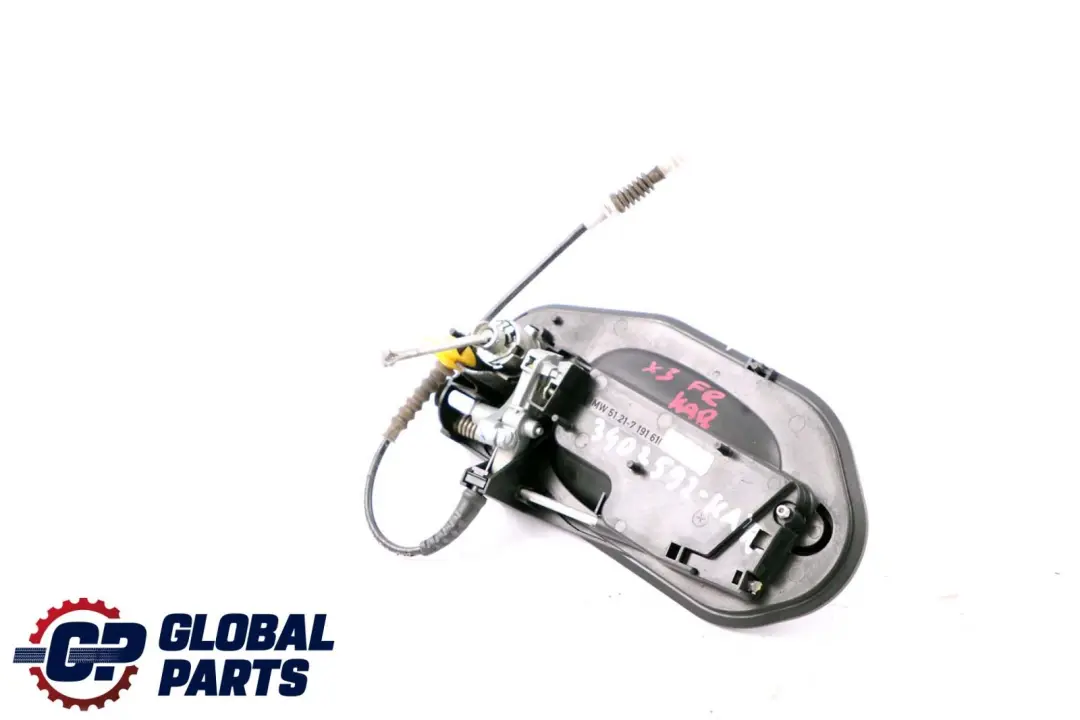 BMW X3 Series E83 Complete Front Right Grab Handle O/S Karmesinrot A61 - SKU rhd-3402592-KAR - Part number 3402592