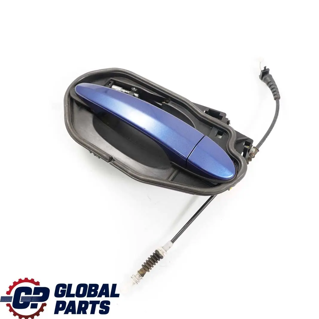 Complete Front Left Grab Handle N/S Montegoblau Montego Blue A51 to BMW X3 E83 with Part number 3402592 BMW X3 E83 Complete Front Left Grab Handle N/S Montegoblau Montego Blue A51 - SKU rhd-3402592-MTB - Part number 3402592