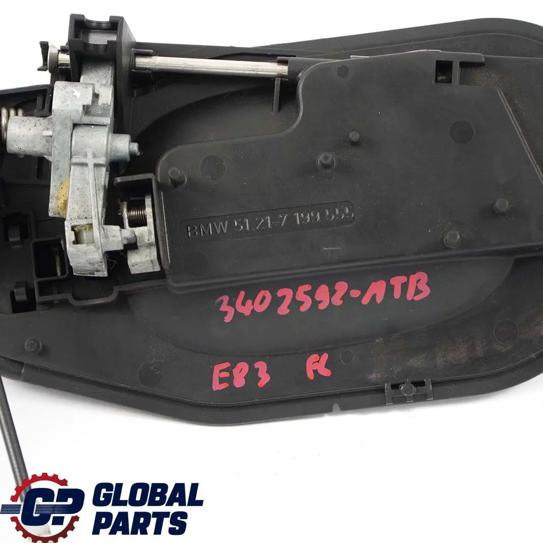 BMW X3 E83 Complete Front Left Grab Handle N/S Montegoblau Montego Blue A51 - SKU rhd-3402592-MTB - Part number 3402592